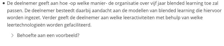 voorbeeld scaffold