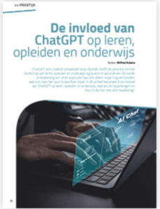 Artikel ChatGPT en leren