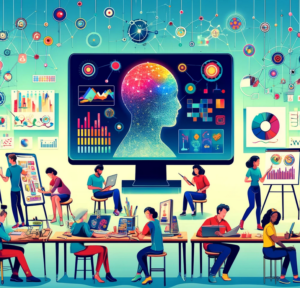 een afbeelding die illustreert hoe een machine learning model gebruikt kan worden om creativiteit te beoordelen.